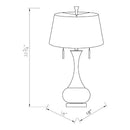Modern European furniture - Crackle Gold Accent Table Lamp - www.oroatrade.com