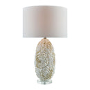 Hospitality furniture - White Inlaid Shell Table Lamp - www.oroatrade.com