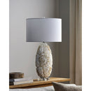 Hospitality furniture - White Inlaid Shell Table Lamp - www.oroatrade.com