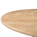 Modern furniture - Round Travertine Dining Table - www.oroatrade.com