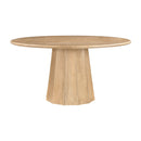 Modern furniture - Round Travertine Dining Table - www.oroatrade.com