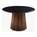 Hospitality furniture - Black Marble Round Dining Table - www.oroatrade.com