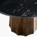 Hospitality furniture - Black Marble Round Dining Table - www.oroatrade.com