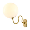 Modern European furniture - Wavy Iron Wall Lamp - www.oroatrade.com
