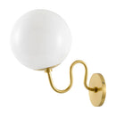 Modern European furniture - Wavy Iron Wall Lamp - www.oroatrade.com