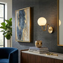 Modern European furniture - Wavy Iron Wall Lamp - www.oroatrade.com