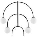 Contract furniture - Back Arched 6-Light Chandelier - www.oroatrade.com