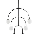 Contract furniture - Back Arched 6-Light Chandelier - www.oroatrade.com