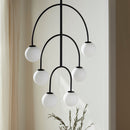 Contract furniture - Back Arched 6-Light Chandelier - www.oroatrade.com