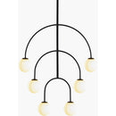 Contract furniture - Back Arched 6-Light Chandelier - www.oroatrade.com