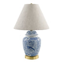Contract furniture - Floral Print Ceramic Table Lamp - www.oroatrade.com