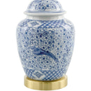Contract furniture - Floral Print Ceramic Table Lamp - www.oroatrade.com
