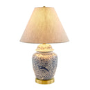 Contract furniture - Floral Print Ceramic Table Lamp - www.oroatrade.com