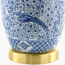 Contract furniture - Floral Print Ceramic Table Lamp - www.oroatrade.com