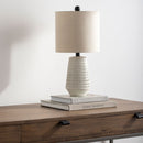 Modern European furniture - Organic-Carved Base Table Lamp - www.oroatrade.com