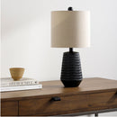 Modern European furniture - Organic-Carved Base Table Lamp - www.oroatrade.com