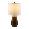 Modern European furniture - Organic-Carved Base Table Lamp - www.oroatrade.com
