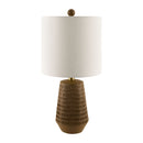 Modern European furniture - Organic-Carved Base Table Lamp - www.oroatrade.com
