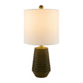 Modern European furniture - Organic-Carved Base Table Lamp - www.oroatrade.com