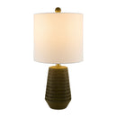 Modern European furniture - Organic-Carved Base Table Lamp - www.oroatrade.com
