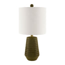 Modern European furniture - Organic-Carved Base Table Lamp - www.oroatrade.com