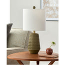 Modern European furniture - Organic-Carved Base Table Lamp - www.oroatrade.com