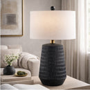 Modern European furniture - Organic-Carved Base Table Lamp - www.oroatrade.com
