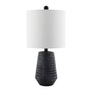 Modern European furniture - Organic-Carved Base Table Lamp - www.oroatrade.com