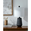 Modern European furniture - Organic-Carved Base Table Lamp - www.oroatrade.com