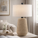 Modern European furniture - Organic-Carved Base Table Lamp - www.oroatrade.com