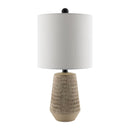 Modern European furniture - Organic-Carved Base Table Lamp - www.oroatrade.com