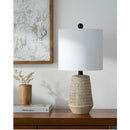 Modern European furniture - Organic-Carved Base Table Lamp - www.oroatrade.com