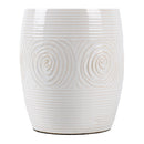 Modern European furniture - White Linen Ceramic Table Lamp - www.oroatrade.com