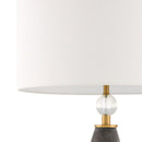 Hospitality furniture -  Frosted Black Glass Table Lamp - www.oroatrade.com
