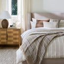 Contract furniture - Glazed Brick Accent Table Lamp - www.oroatrade.com