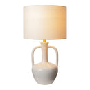 Hospitality furniture -  White Ceramic Amphora Table Lamp - www.oroatrade.com