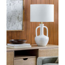 Hospitality furniture -  White Ceramic Amphora Table Lamp - www.oroatrade.com