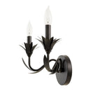 Hospitality furniture - Black Floral Candelabra Wall Lamp - www.oroatrade.com