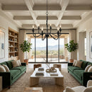 Modern European furniture - Flower-Inspired 6-Light Chandelier - www.oroatrade.com