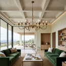 Modern European furniture - Flower-Inspired 8-Light Chandelier - www.oroatrade.com