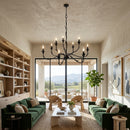 Modern European furniture - Flower-Inspired 9-Light Chandelier - www.oroatrade.com