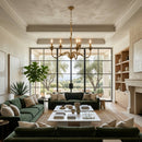 Modern European furniture - Flower-Inspired 5-Light Chandelier - www.oroatrade.com