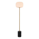 Hospitality furniture - White Glass Accent Floor Lamp - www.oroatrade.com