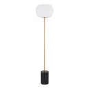 Hospitality furniture - White Glass Accent Floor Lamp - www.oroatrade.com