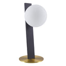 Hospitality furniture -  White Glass Modern Table Lamp - www.oroatrade.com
