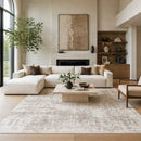 Modern European furniture - Gray Viscose Blend Carpet - www.oroatrade.com
