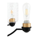 Hospitality furniture - Textured Clear Glass 5-Light Chandelier - www.oroatrade.com