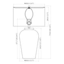 Hospitality furniture - Painted Ceramic Accent Table Lamp - www.oroatrade.com