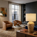 Hospitality furniture - Painted Ceramic Accent Table Lamp - www.oroatrade.com