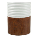 Contract furniture - White Drum Linen Table Lamp - www.oroatrade.com